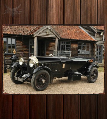 Металлическая табличка Bentley 6  Tourer by Vanden Plas